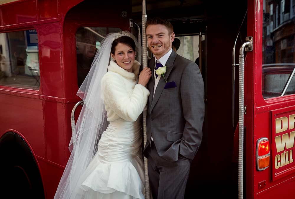 Routemaster London wedding bus