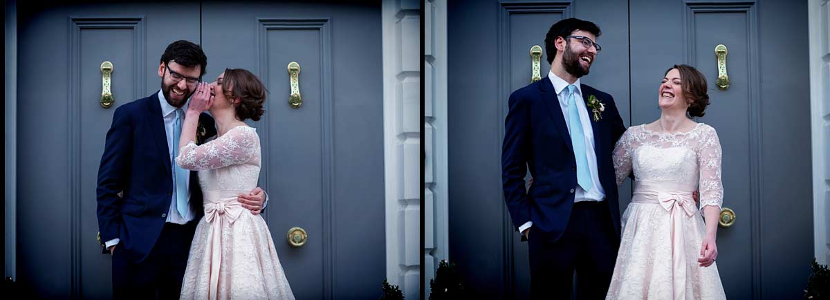 Laughter at Clerkenwell wedding compilation shot