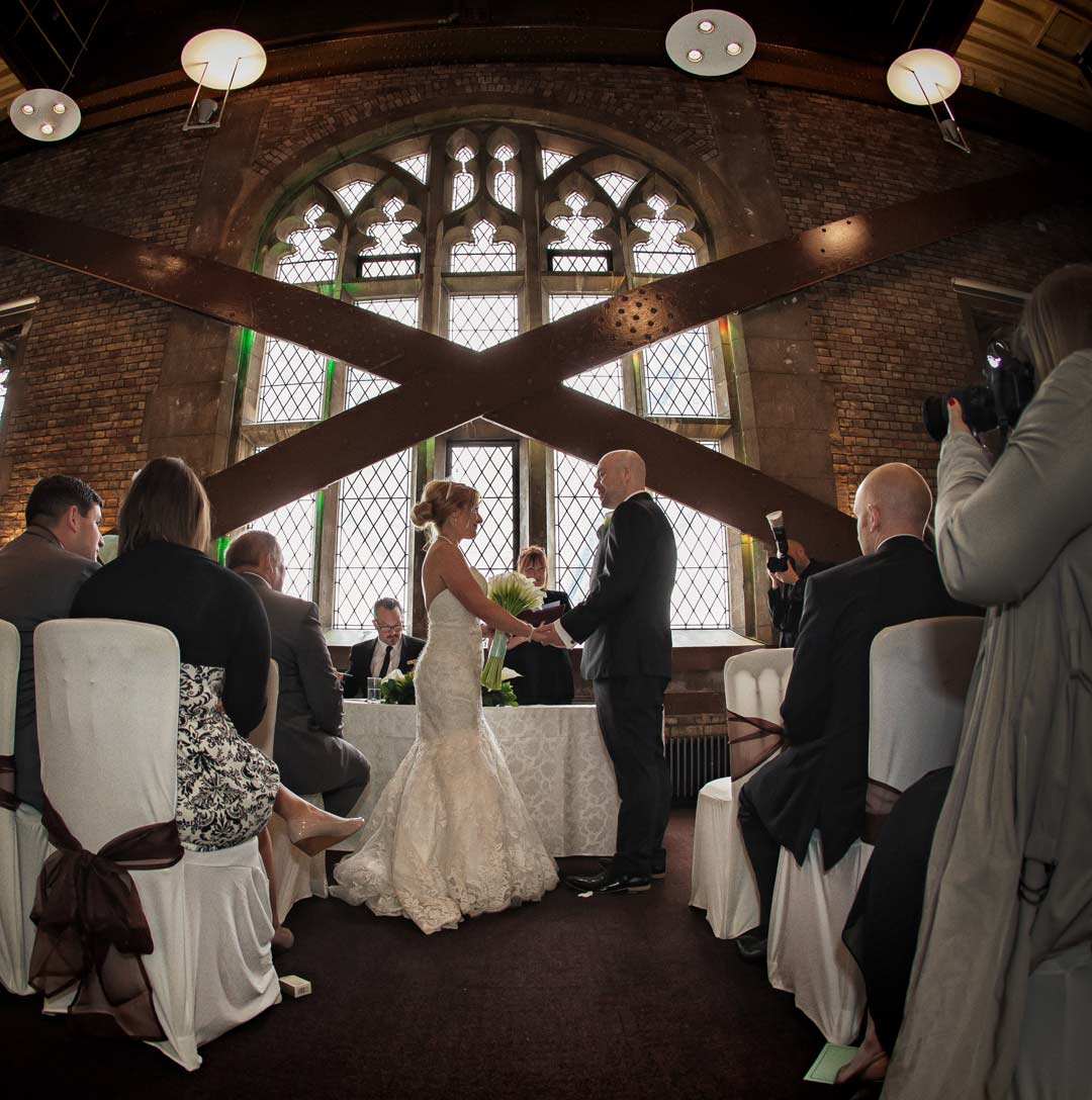 Tower Bridge wedding ceremony photo