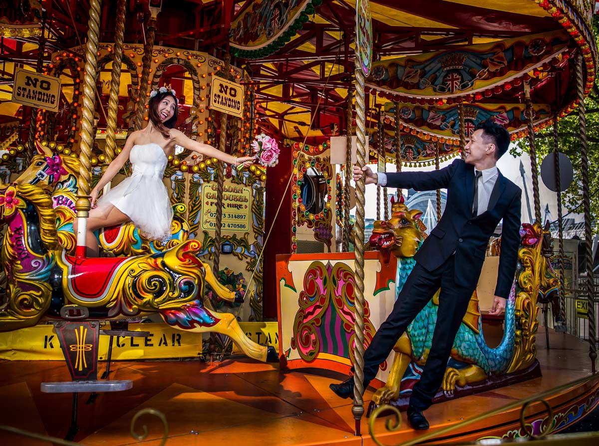 London wedding carousel image