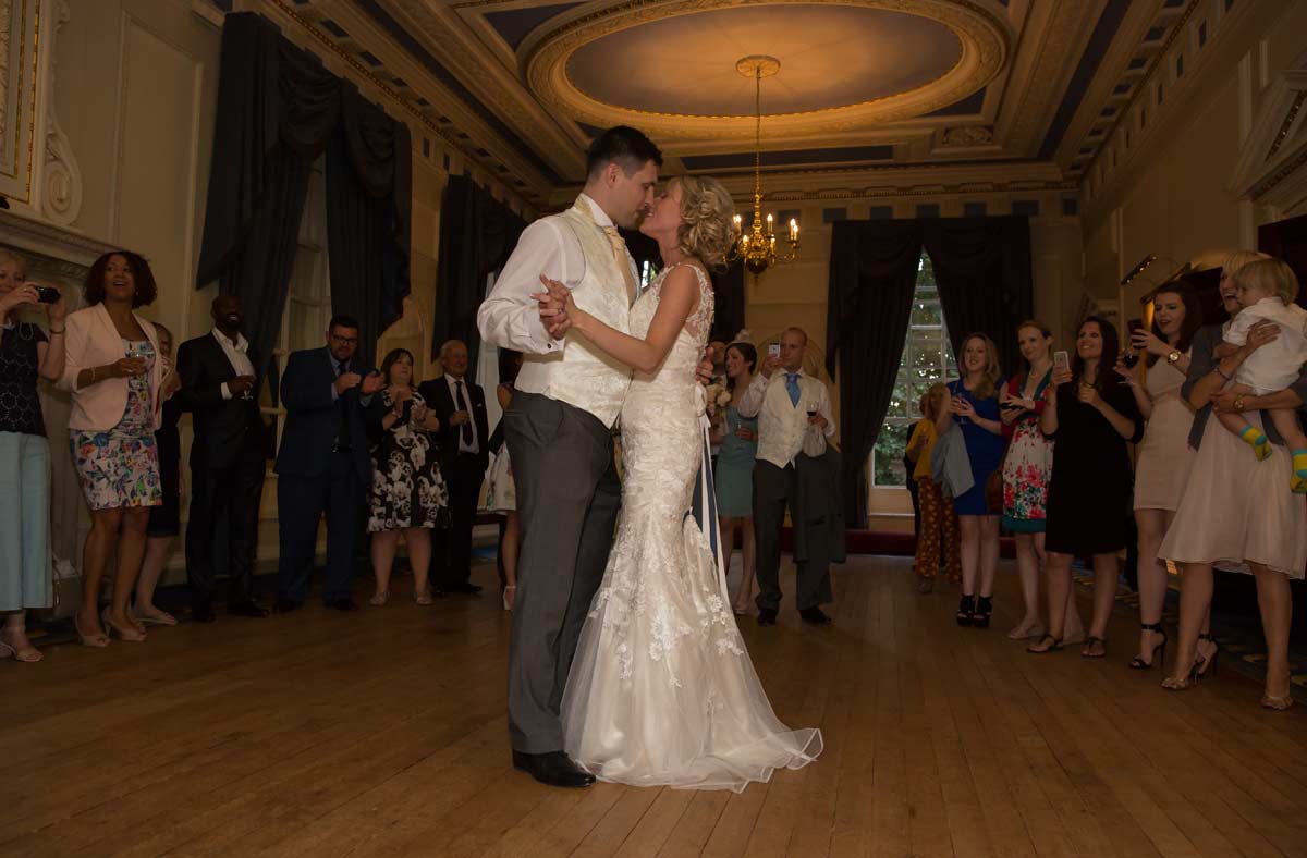 First dance for couple at Caledonian club wedding image