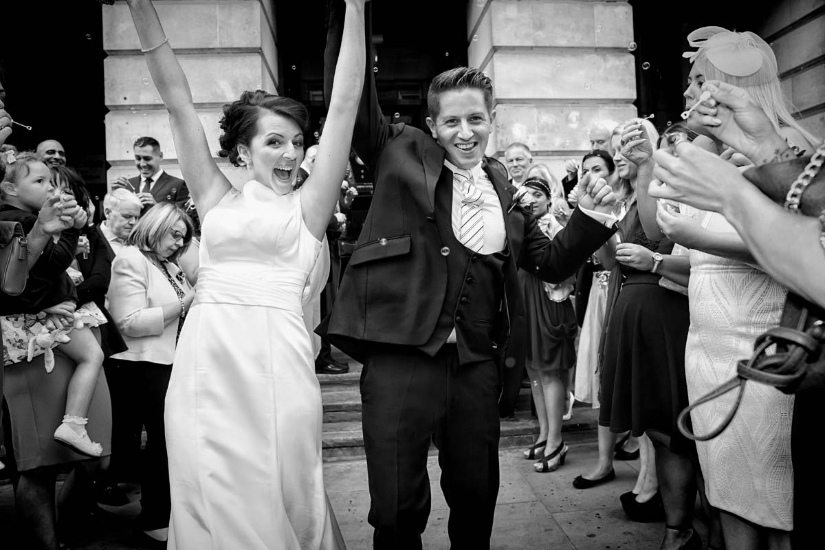 wedding celebrations at Camden Town Hall