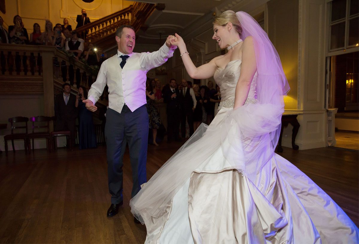 First dance at Skinners Hall wedding London