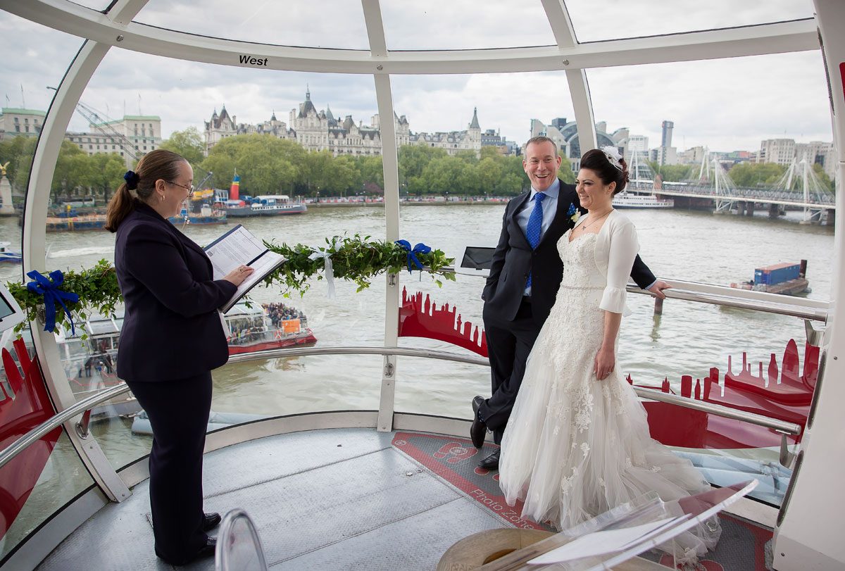 London Eye Wedding ceremony photo