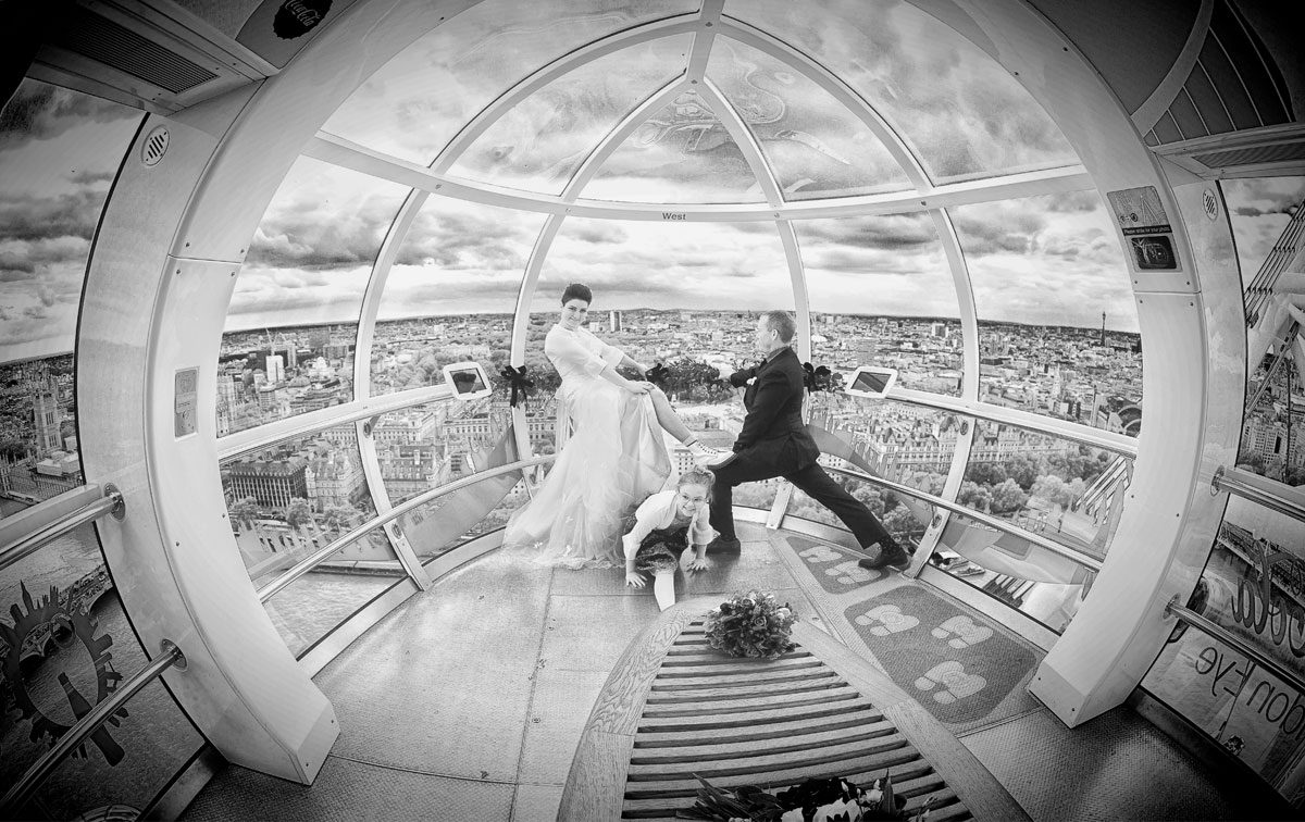 Ultimate London Eye wedding photographers photo