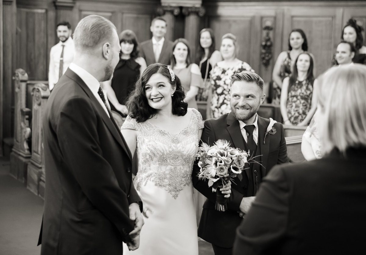 First look at Islington Town Hall wedding ceremony