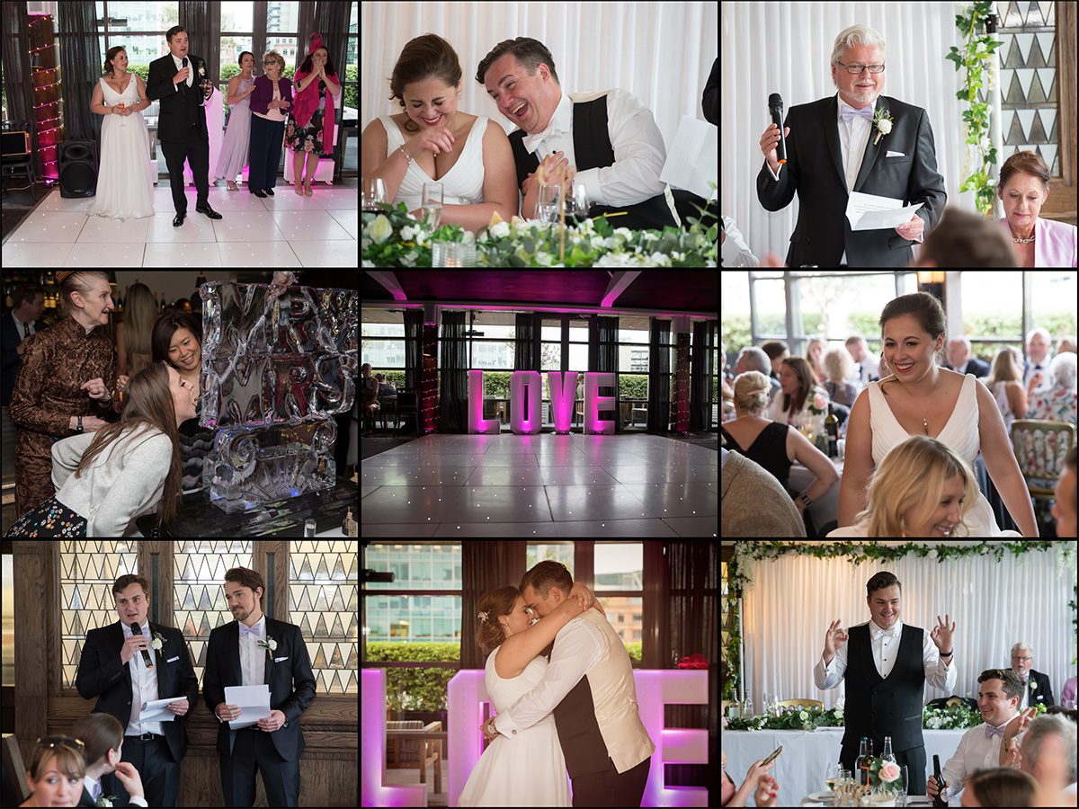 Eight Club Wedding Collage