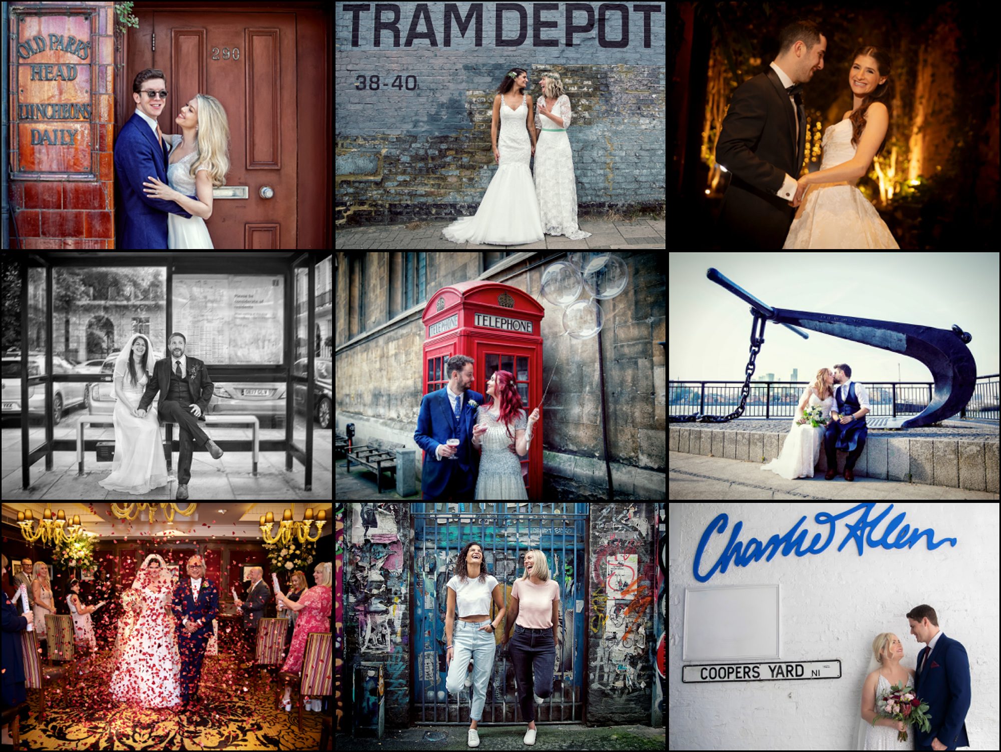 Best nine image 2021 Big Day Weddings collage